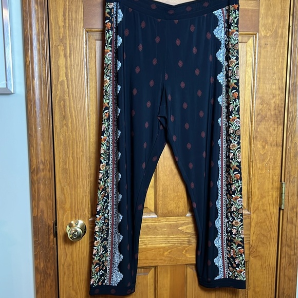 Women's Susan Graver Liquid Knit Pants Size Large Petite - Picture 2 of 9
